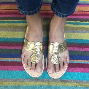 Jack Rogers Hamptons Navajo Palm Beach Sandals